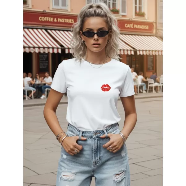  Damen-T-Shirt DSTREET NX8049RY-WH WEIß 