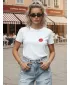 Damen-T-Shirt DSTREET NX8049RY-WH WEIß