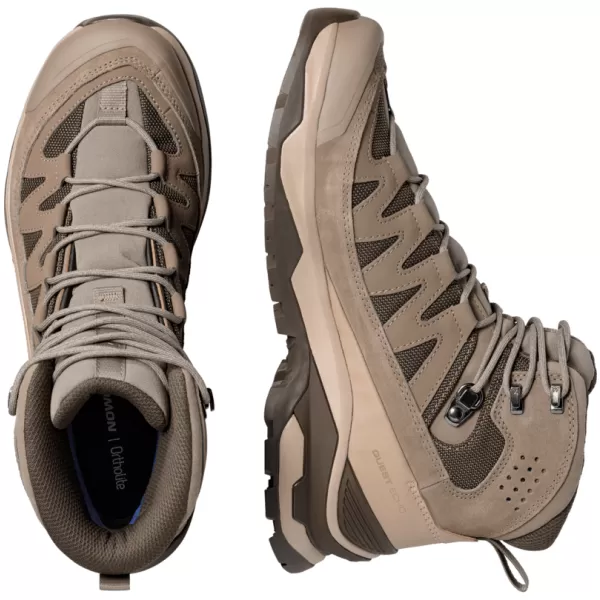  Herrenschuhe SALOMON QUEST ECHO GORE TEX L49146400 WALNUSS/DESSERTBRAUN/SCHWARZOLIV 