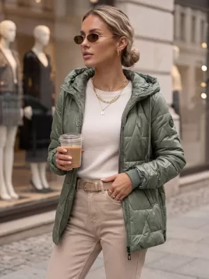 Damenjacke DSTREET TY5802 GRÜN