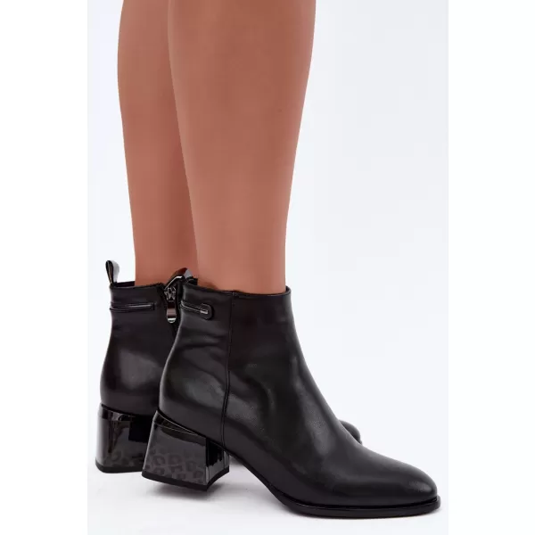  Damen-Stiefeletten BOTO 26BT24-398 SCHWARZ 
