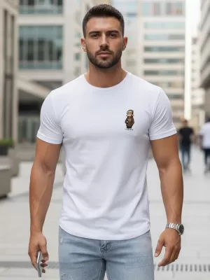 Herren-T-Shirt DSTREET NX5101R-WH WEIß