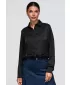 Damenhemd OMBRE OW-SH-E0059 SCHWARZ