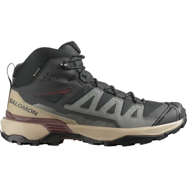  Herrenschuhe SALOMON X ULTRA 360 MID GORE-TEX L47743300 PHANTOM/DESSERTBRÄUNE/RUM-ROSINE 