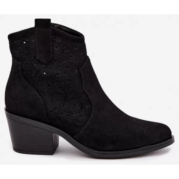  Damenschuhe S.BARSKI HY62-8147 SCHWARZ 