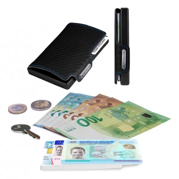  Geldbörse MONDRAGHI -MC-80206 BLAU 