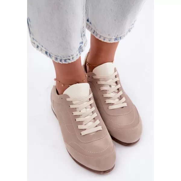  Damen-Sneaker ZAZOO N1414/528/1098 BEIGE 