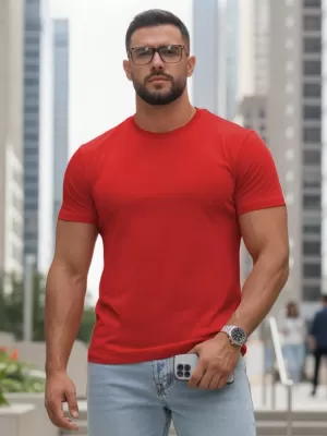 Herren-T-Shirt DSTREET RX5689 ROT