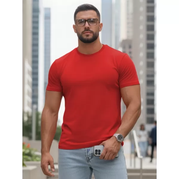  Herren-T-Shirt DSTREET RX5689 ROT 