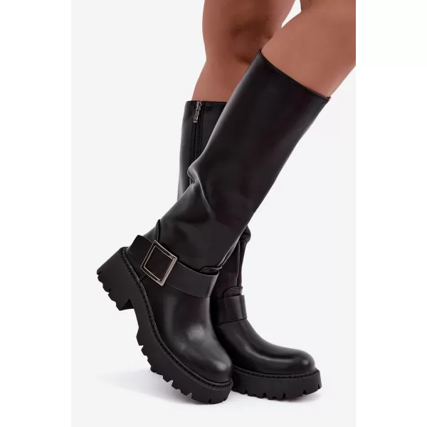  Damenstiefel BOTO C-387 SCHWARZ 