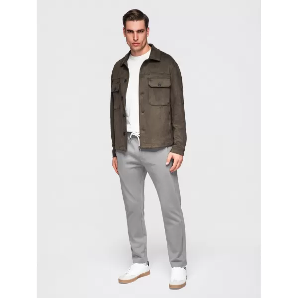  Herren-Jogginghose OMBRE OM-PABS-0304 GRAU 