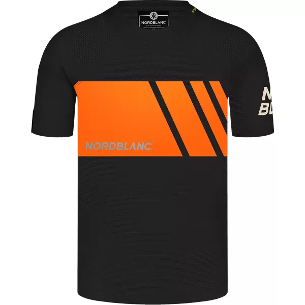  Funktionelles Radsport-T-Shirt für Herren NORDBLANC MUD NBSMF8083 ORANGE 