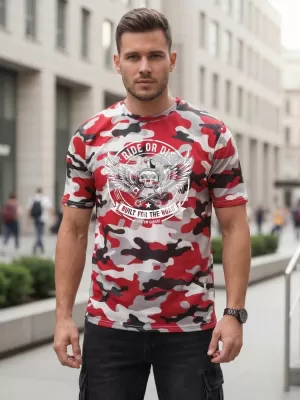 Herren-T-Shirt DSTREET NX2004R-RW-M ROT
