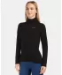 Fleece-Sweatshirt für Damen KILPI MONTALE-W 1L0204KI SCHWARZ
