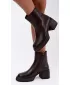 Damen-Stiefeletten D&A CR62-3369 DUNKELBRAUN
