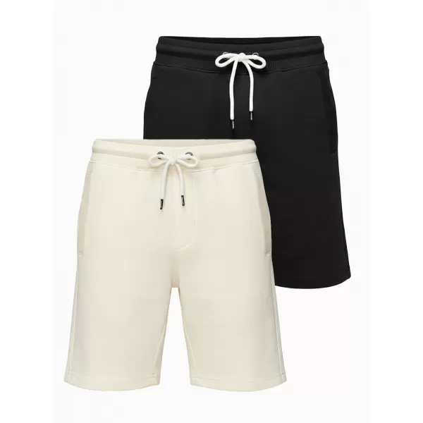  Herren-Shorts OMBRE Z124 SCHWARZ/CREME 