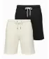 Herren-Shorts OMBRE Z124 SCHWARZ/CREME