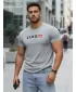 Herren-T-Shirt DSTREET RX4744 HELLGRAU