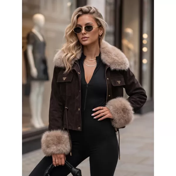  Damenjacke DSTREET TY5704 BRAUN 