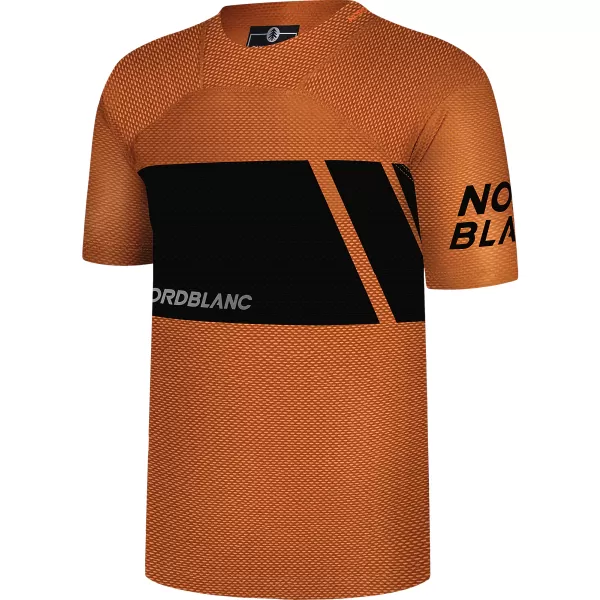  Funktionelles Radsport-T-Shirt für Herren NORDBLANC MUD NBSMF8083 BRAUN 