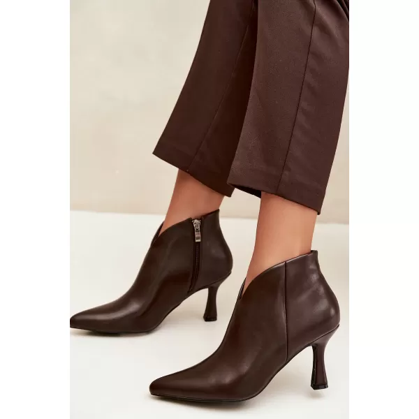  Damen-Stiefeletten BOTO D-218 BRAUN 