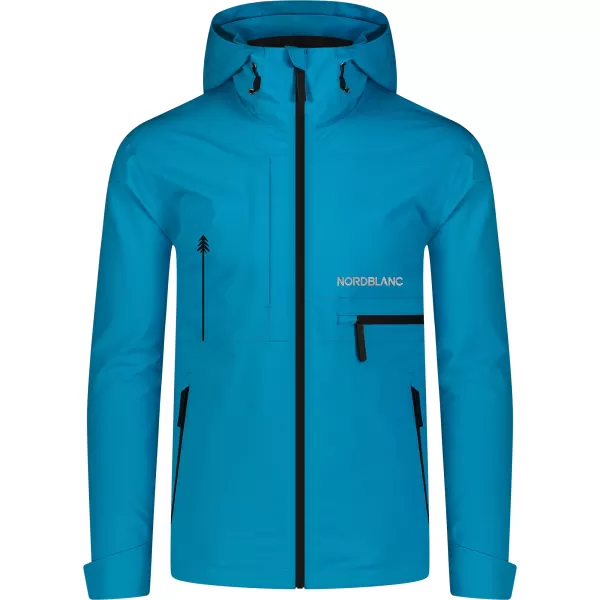  Wasserdichte Herrenjacke NORDBLANC RIGID NBSJM8313 LEUCHTEND BLAU 