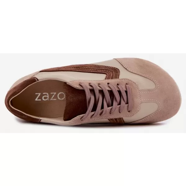  Damen-Sneaker ZAZOO N1400/ BRAUN 