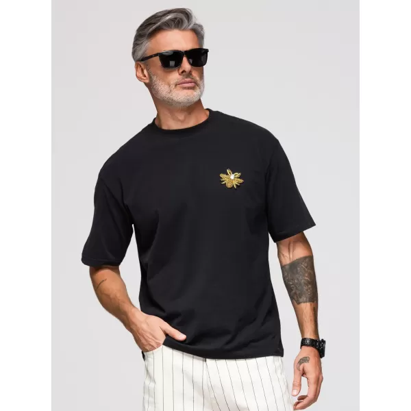  Herren-T-Shirt OMBRE OM-TSCT-0275 SCHWARZ 