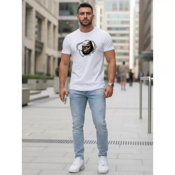  Herren-T-Shirt DSTREET NX5085R-WH WEIß 