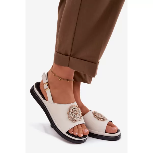  Damensandalen S.BARSKI GR61-5937 BEIGE 
