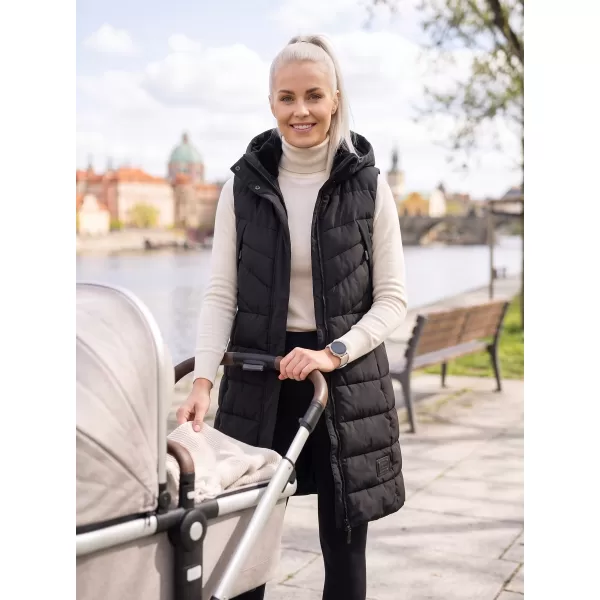  Warme Weste für Damen ALPINE PRO HERDA 3 SCHWARZ 