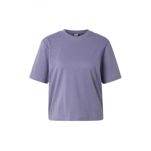  Damen-T-Shirt URBAN CLASSICS TB7172 STAUBIGES LILA 