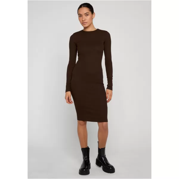  Kleid URBAN CLASSICS TB1340 BRAUN 