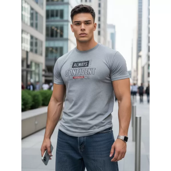  Herren-T-Shirt DSTREET RX5406 HELLGRAU 
