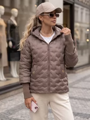 Damenjacke DSTREET TY5868 KHAKI