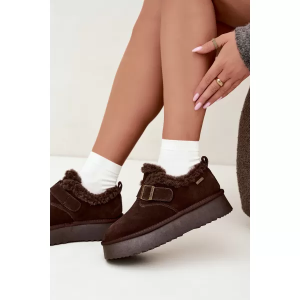  Schneemänner für Frauen BIG STAR SHOES UU274319 BRAUN/BEIGE 