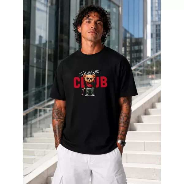  Herren-T-Shirt DSTREET NX1031R-BK-O SCHWARZ 