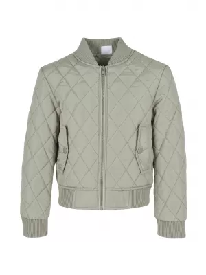 Steppjacke für Mädchen URBAN CLASSICS UCK806-03259 WEICHER SALBEI