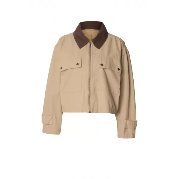 Damenjacke URBAN CLASSICS TB7726 UNION BEIGE 