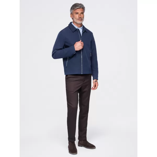  Übergangsjacke für Herren OMBRE OM-JANP-0224 MARINEBLAU 