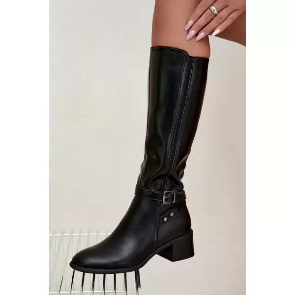  Damenstiefel SERGIO LEONE KZ-07 SCHWARZ 