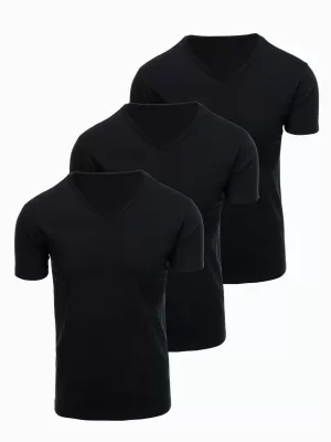 Herren-T-Shirt OMBRE OM-TSBS-0281 SCHWARZ