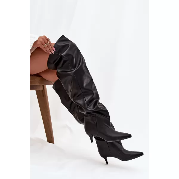  Damenstiefel BOTO 8506 SCHWARZ 