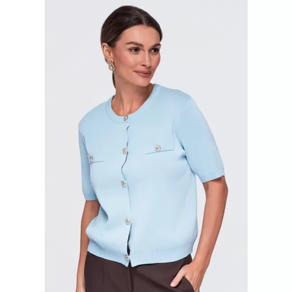  Damenbluse OMBRE OW-TS-E0084 BLAU 
