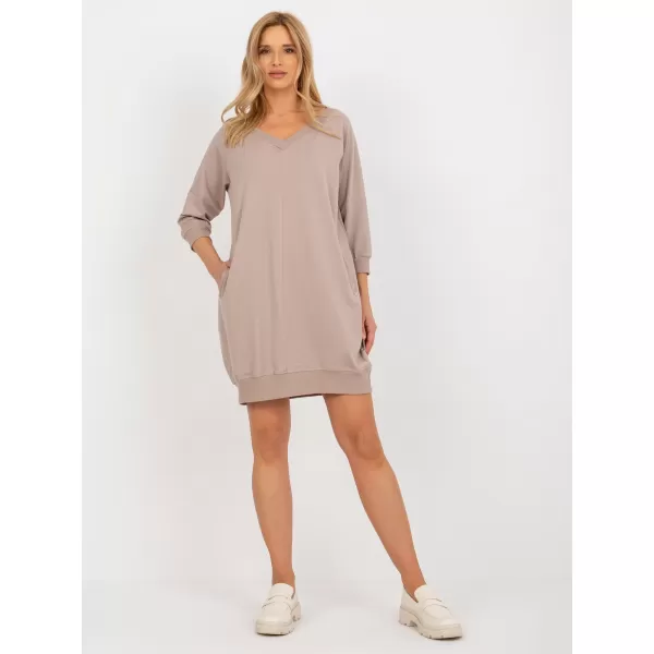  Kleid BASIC FEEL GOOD RV-SK-7203.35P DUNKELBEIGE 