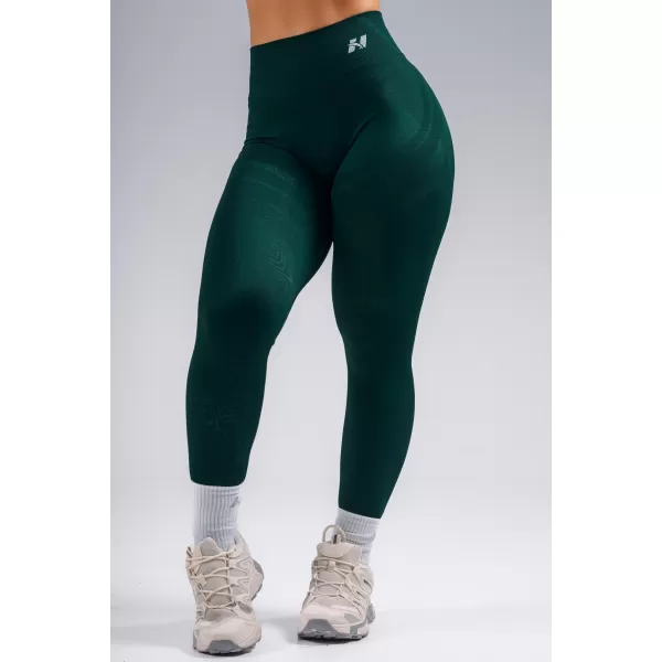  Extra-Push-up-Leggings mit hoher Taille NEBBIA PRIMAL 850 DUNKELGRÜN 