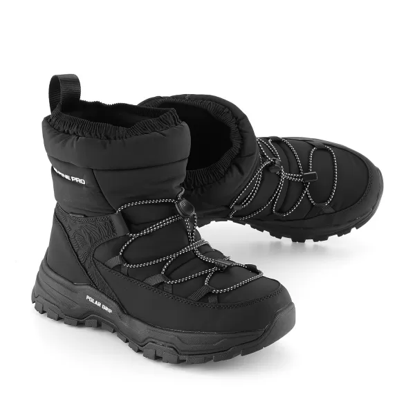  Winterstiefel für Damen ALPINE PRO NORSA SCHWARZ 