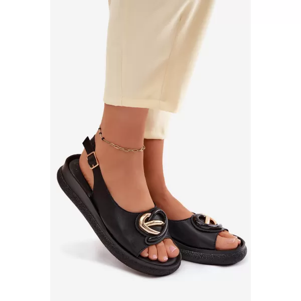  Damensandalen S.BARSKI KV61-6047 SCHWARZ 