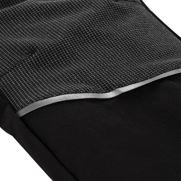  Warme Softshellhose für Kinder ALPINE PRO HERGO SCHWARZ 