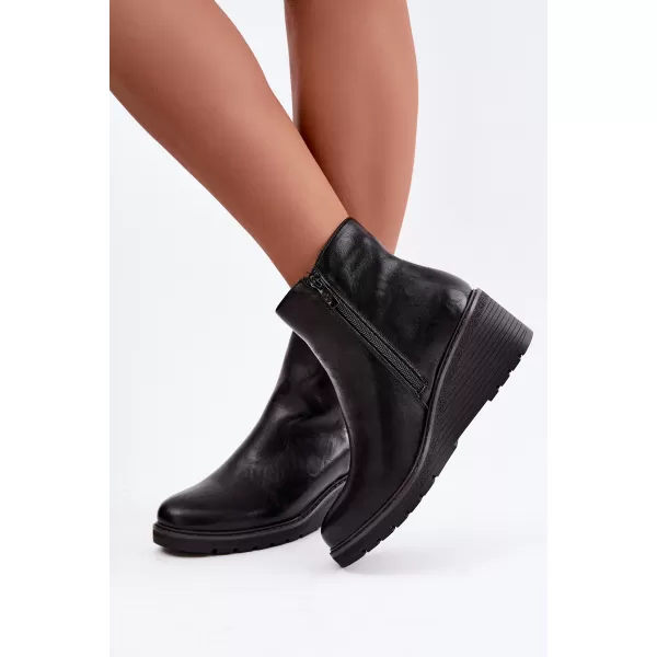  Damen-Stiefeletten BOTO RMR2510-2 SCHWARZ 